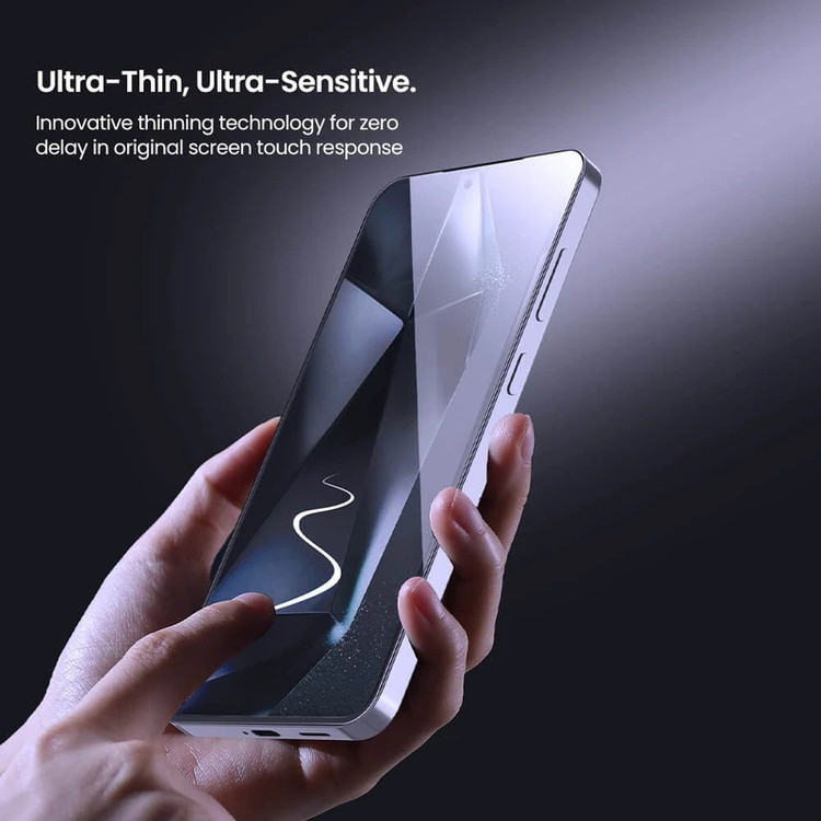محافظ صفحه نمایش حریم شخصی D`hard مدل Guardian Full privacy مناسب برای گوشی موبایل سامسونگ Galaxy S25 Edge /S25 Plus به همراه کیت نصب