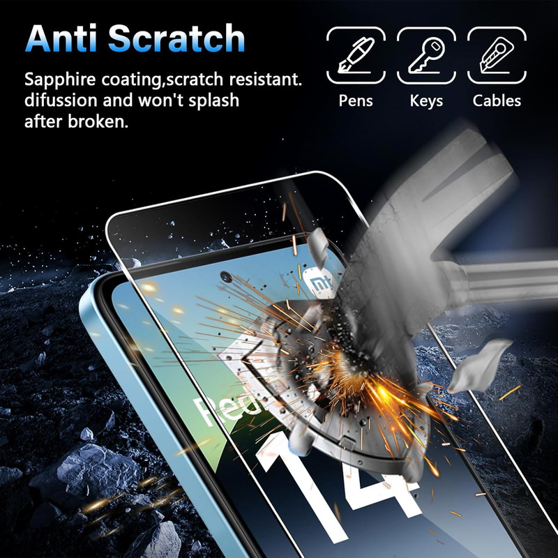 محافظ صفحه نمایش شیشه ای بادیگارد مدل Clear مناسب برای گوشی موبایل شیائومی Redmi Note 14 4G