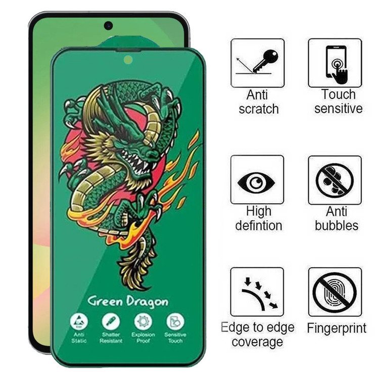 محافظ صفحه نمایش اپیکوی مدل Green Dragon ExplosionProof مناسب برای گوشی موبایل سامسونگ Galaxy A56/A36/S24 FE