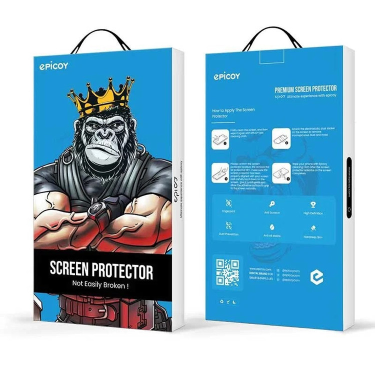 محافظ صفحه نمایش حریم شخصی اپیکوی مدل Lion Privacy Easy Install مناسب برای گوشی موبایل اپل iPhone 16 Pro Max به همراه کیت نصب