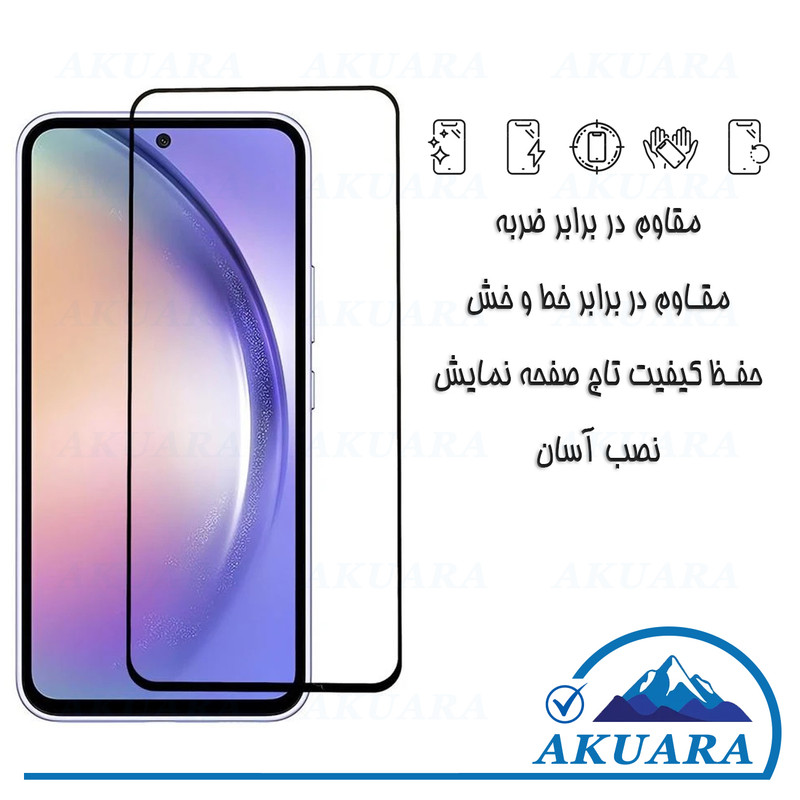 محافظ صفحه نمایش آکوآرا مدل Full AKU مناسب برای گوشی موبایل شیائومی Mi 11i / 11x / 11x Pro / 12T / 12T Pro / 13T / 13T Pro مجموعه سه عددی