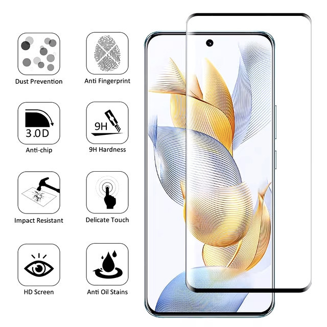 محافظ صفحه نمایش مولتی نانو مدل Full Glue Curved مناسب برای گوشی موبایل آنر 90
