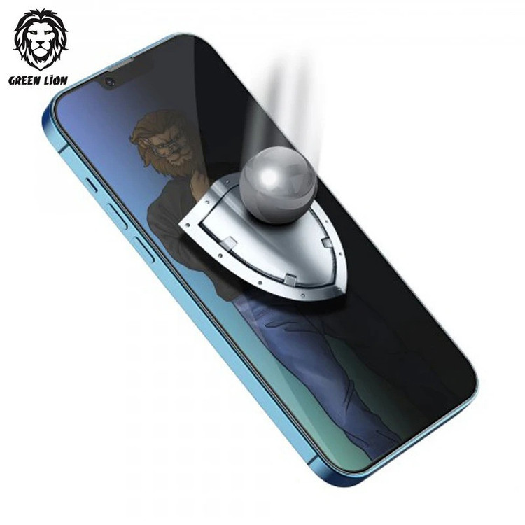 محافظ صفحه نمایش حریم خصوصی گرین لاین مدل 9H Steve مناسب برای گوشی موبایل اپل iphone 16/15