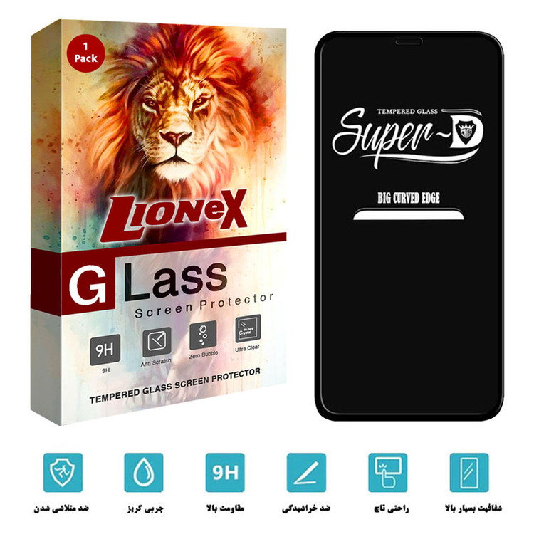 محافظ صفحه نمایش لایونکس مدل SUPERD مناسب برای گوشی موبایل اپل iPhone 11 Pro Max / XS Max