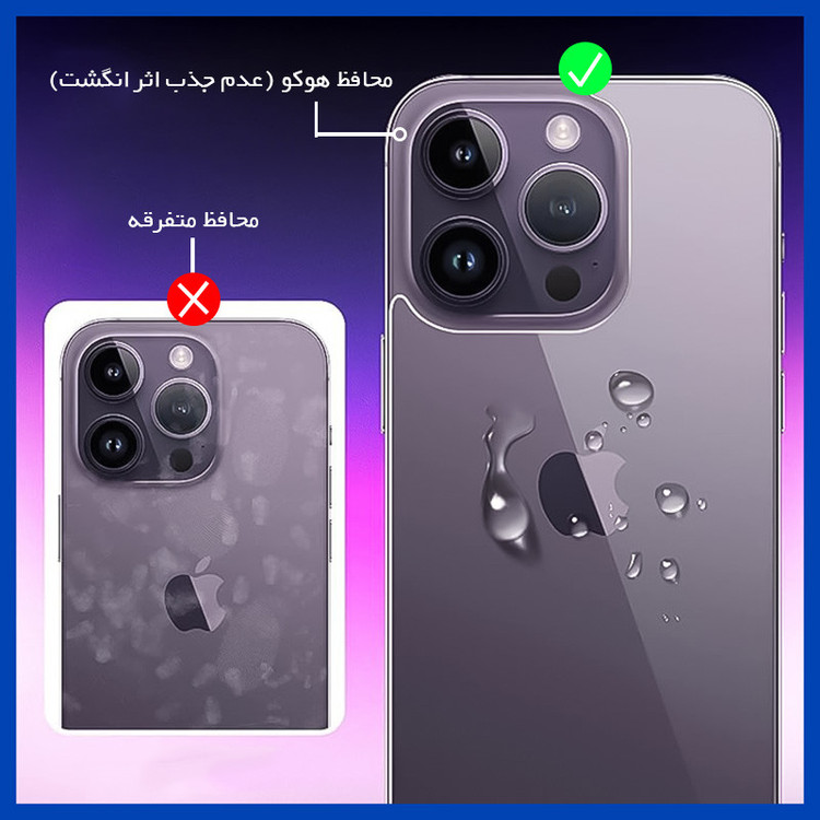 محافظ صفحه نمایش مات هوکو مدل Resistant مناسب برای گوشی موبایل آنر 200 به همراه محافظ پشت گوشی