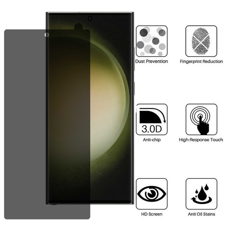 محافظ صفحه نمایش حریم شخصی اپیکوی مدل Hydrogel-Privacy مناسب برای گوشی موبایل سامسونگ Galaxy S22 Ultra/S23 Ultra