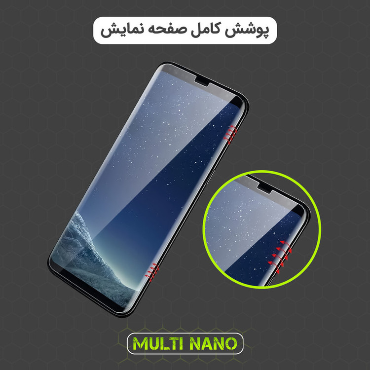 محافظ صفحه نمایش مولتی نانو مدل UVL مناسب برای گوشی موبایل سامسونگ Galaxy S8