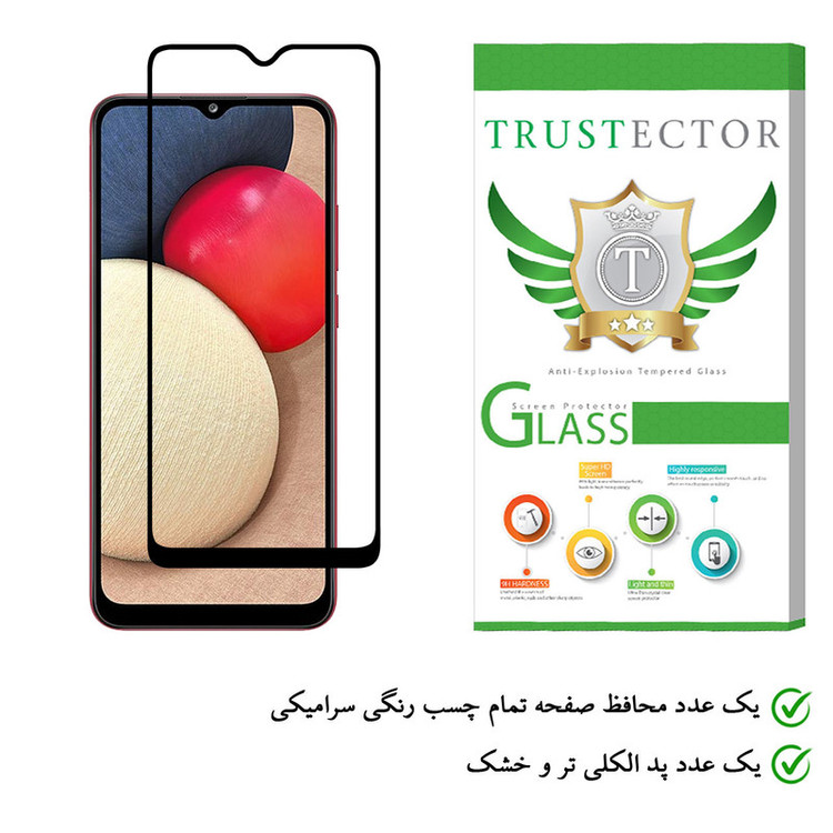 محافظ صفحه نمایش سرامیکی تراستکتور مدل CMC-T مناسب برای گوشی موبایل سامسونگ Galaxy A02s