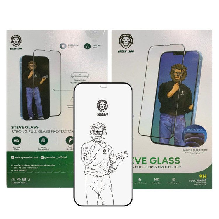 محافظ صفحه نمایش گرین لاین مدل Steve مناسب برای گوشی موبایل اپل iPhone 13 / 13 Pro
