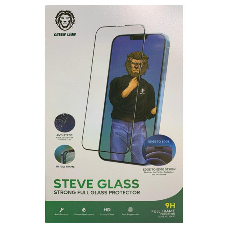 محافظ صفحه نمایش گرین لاین مدل Steve مناسب برای گوشی موبایل اپل iPhone 13 / 13 Pro