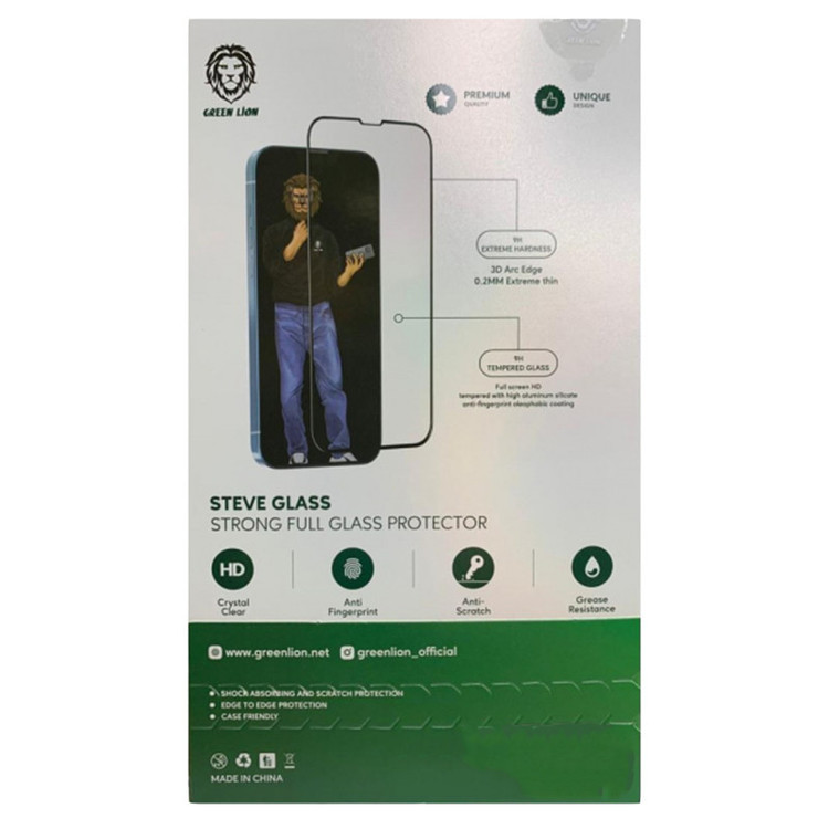 محافظ صفحه نمایش گرین لاین مدل Steve مناسب برای گوشی موبایل اپل iPhone 13 / 13 Pro