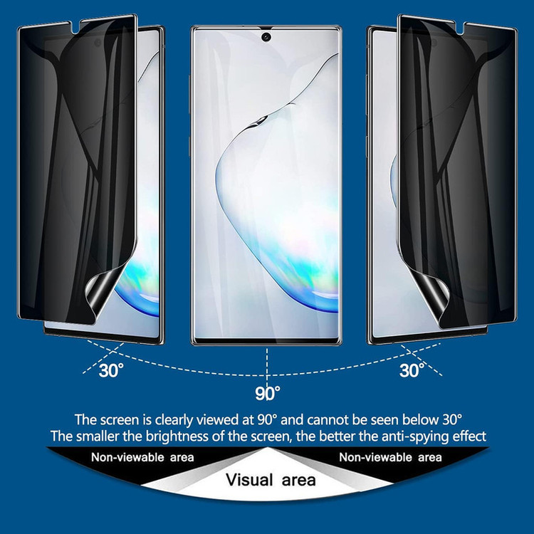 محافظ صفحه نمایش حریم شخصی D'HARD مدل HydroGel مناسب برای گوشی موبایل سامسونگ Galaxy Note 10 Plus