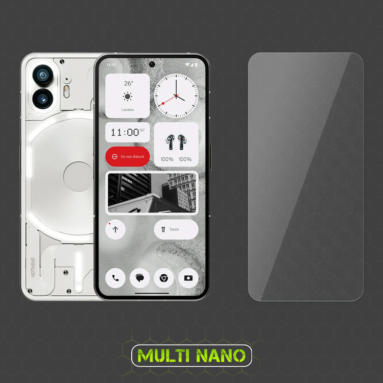 محافظ صفحه نمایش مولتی نانو مدل X-S2N مناسب برای گوشی موبایل ناتینگ Phone 2 بسته دو عددی