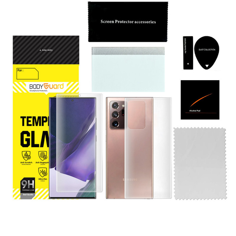 محافظ صفحه نمایش مات بادیگارد مدل HydroGel مناسب برای گوشی موبایل سامسونگ Galaxy Note 20 Ultra به همراه محافظ پشت گوشی