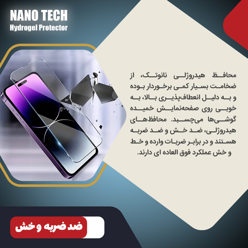 محافظ صفحه نمایش مات نانو تک مدل Tough مناسب برای گوشی موبایل اپل iPhone 16 Pro Max