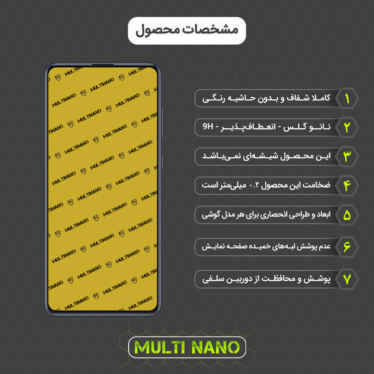 محافظ صفحه نمایش مولتی نانو مدل X-S1N مناسب برای گوشی موبایل سامسونگ Galaxy Note 10 Lite
