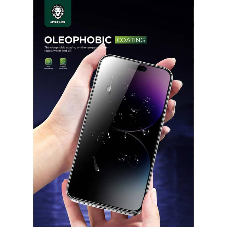 محافظ صفحه نمایش حریم خصوصی گرین لاین مدل 9H Steve privacy مناسب برای گوشی موبایل اپل iphone 15 Pro Max