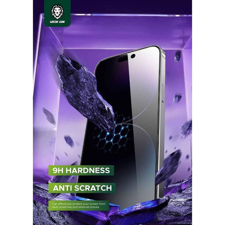 محافظ صفحه نمایش حریم خصوصی گرین لاین مدل 9H Steve privacy مناسب برای گوشی موبایل اپل iphone 15 Pro Max