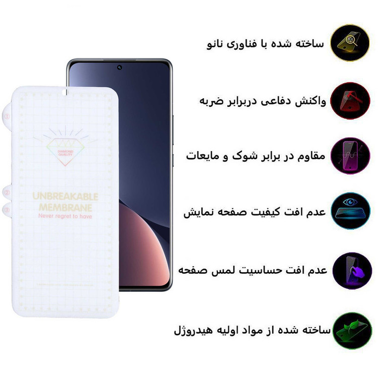 محافظ صفحه نمایش مدل Hydrogel مناسب برای گوشی موبایل شیائومی Mi 12X / 12 / Mi 12 / Mi 12S