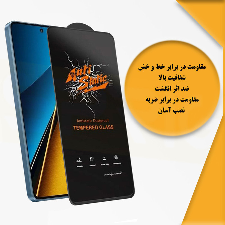محافظ صفحه نمایش آنتی استاتیک اسپریگ مدل Antistatic_MTB مناسب برای گوشی موبایل شیائومی 14T / 14T Pro بسته دو عددی