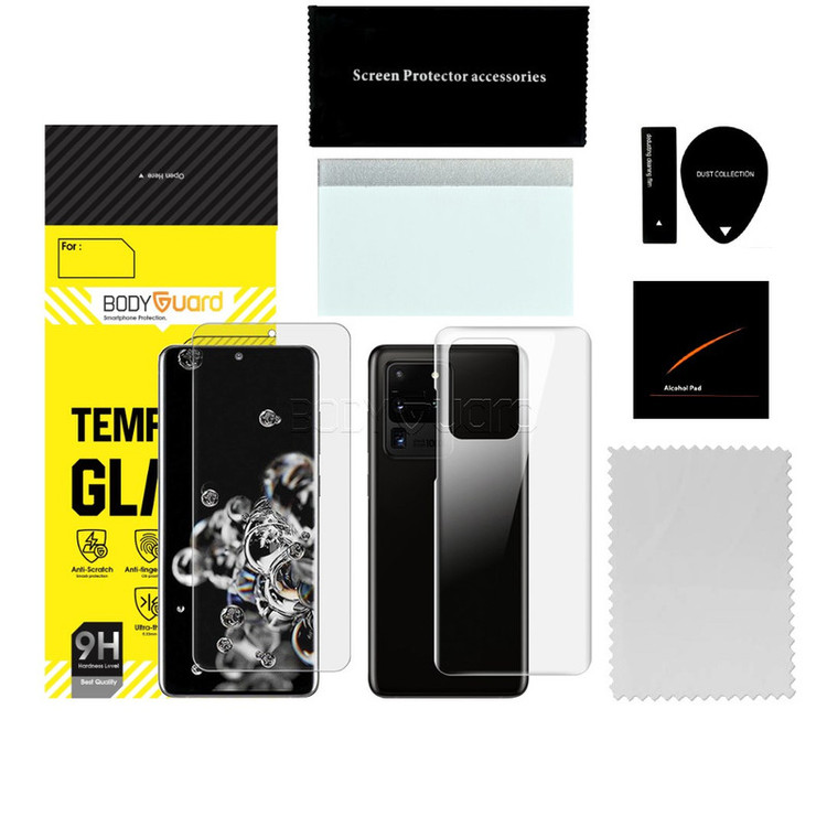 محافظ صفحه نمایش بادیگارد مدل HydroGel مناسب برای گوشی موبایل سامسونگ Galaxy S20 Ultra به همراه محافظ پشت گوشی