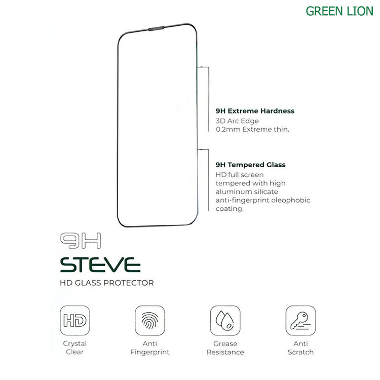 محافظ صفحه نمایش گرین لاین مدل GN9HSGL14 مناسب برای گوشی موبایل اپل IPhone 13 / 13 Pro / 14