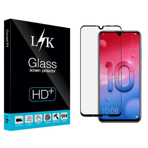 محافظ صفحه نمایش ال کی مدل Hard glass مناسب برای گوشی موبایل هوآوی Honor 10 Lite