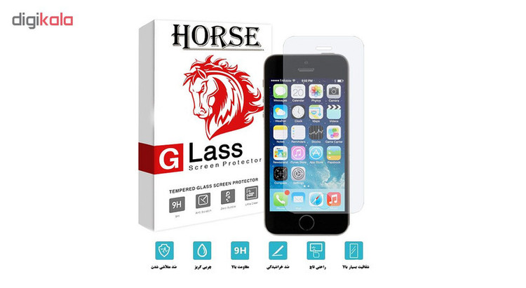 محافظ صفحه نمایش هورس مدل UCC مناسب برای گوشی موبایل اپل iPhone 5 / 5S / SE