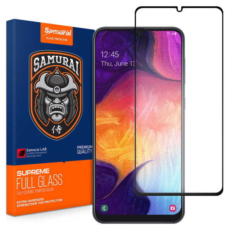 محافظ صفحه نمایش شیشه ای سامورایی مدل ovglass مناسب برای گوشی موبایل سامسونگ Galaxy A50 / A50s / A30 / A30s