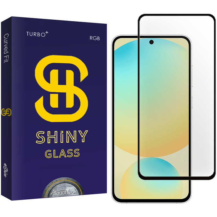 محافظ صفحه نمایش شیشه ای آتوچبو مدل Shiny Full مناسب برای گوشی موبایل سامسونگ Galaxy A35 / Galaxy A55 / Galaxy S24 FE