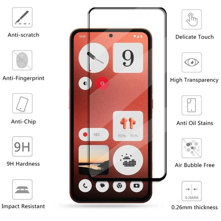 محافظ صفحه نمایش سامورایی مدل ovglass مناسب برای گوشی موبایل ناتینگ CMF Phone 1