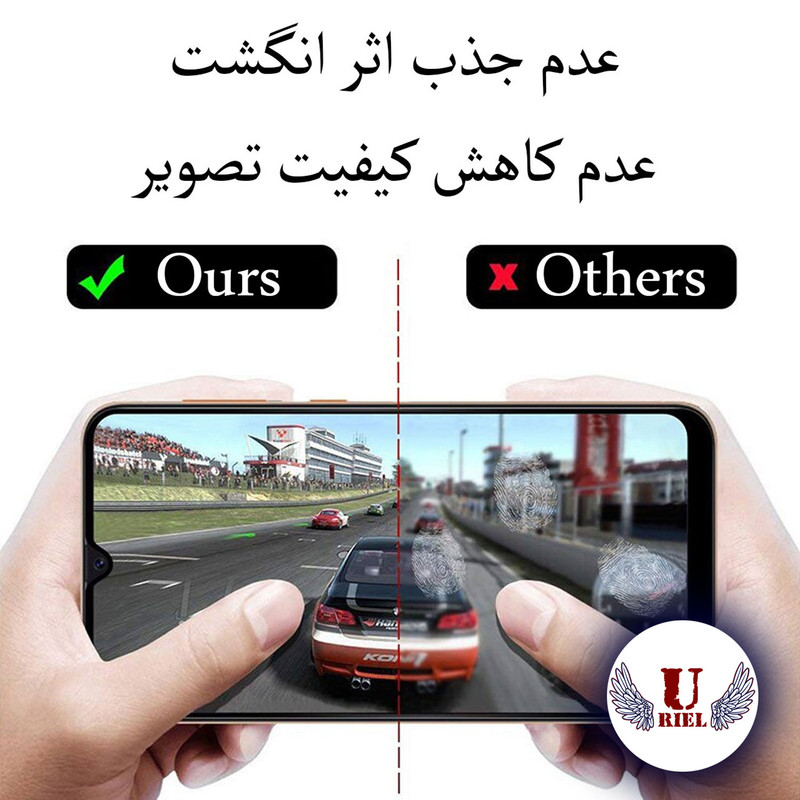 محافظ صفحه نمایش سرامیکی مات یوریل مدل UCM-K مناسب برای گوشی موبایل سامسونگ Galaxy A06 بسته چهار عددی