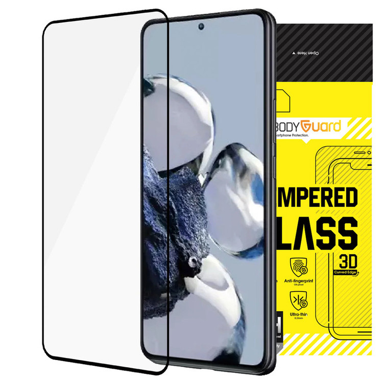 محافظ صفحه نمایش شیشه ای بادیگارد مدل FX مناسب برای گوشی موبایل شیائومی 12T / 12T Pro