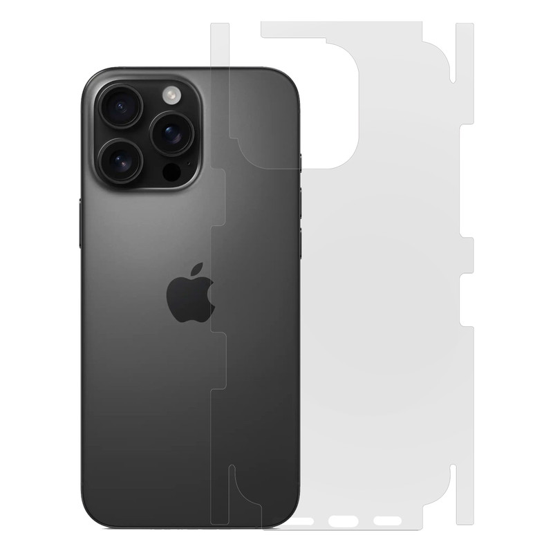 محافظ صفحه نمایش بادیگارد مدل HighGss مناسب برای گوشی موبایل اپل iPhone 16 Pro Max به همراه محافظ پشت گوشی