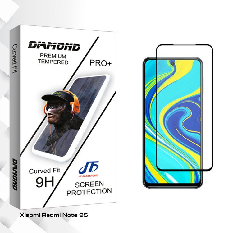 محافظ صفحه نمایش سرامیکی جی اف مدل Diamond glass مناسب برای گوشی موبایل شیائومی Redmi Note 9S