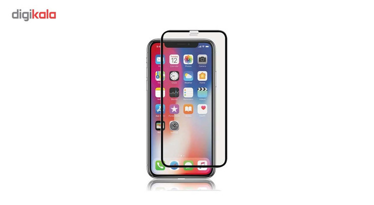 محافظ صفحه نمایش شیشه ای مدل 5D Tempered مناسب برای گوشی موبایل Iphone X