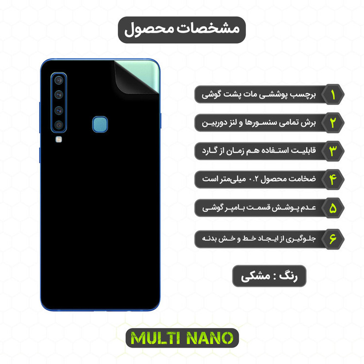 محافظ صفحه نمایش مولتی نانو مدل X-SFM مناسب برای گوشی موبایل سامسونگ Galaxy A9 2018 به همراه برچسب پوششی