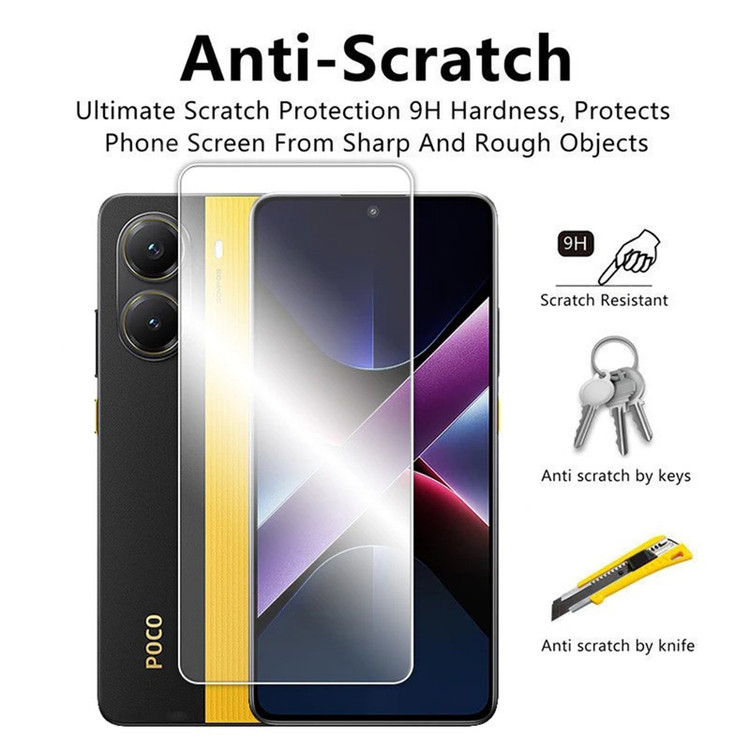 محافظ صفحه نمایش سامورایی D`HARD ٰمدل ovglass مناسب برای گوشی موبایل شیائومی Poco X7 Pro