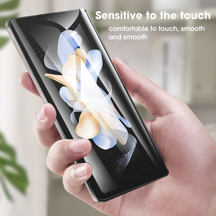 محافظ صفحه نمایش مدل HydroGel مناسب برای گوشی موبایل سامسونگ Galaxy Z Flip 5 به همراه محافظ پشت