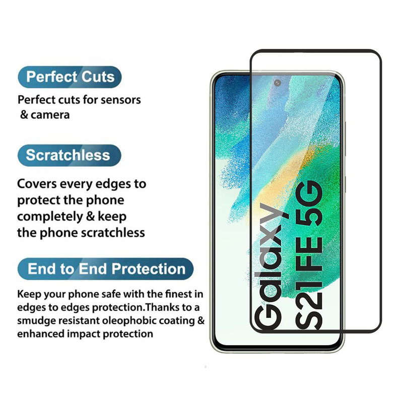 محافظ صفحه نمایش گلس D'HARDمدل ovglass مناسب برای گوشی موبایل سامسونگ Galaxy S21 FE