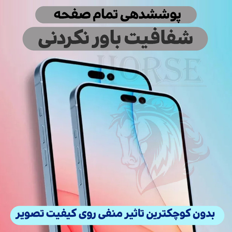 محافظ صفحه نمایش هورس مدل SUPERD مناسب برای گوشی موبایل اپل iPhone 14 Pro Max