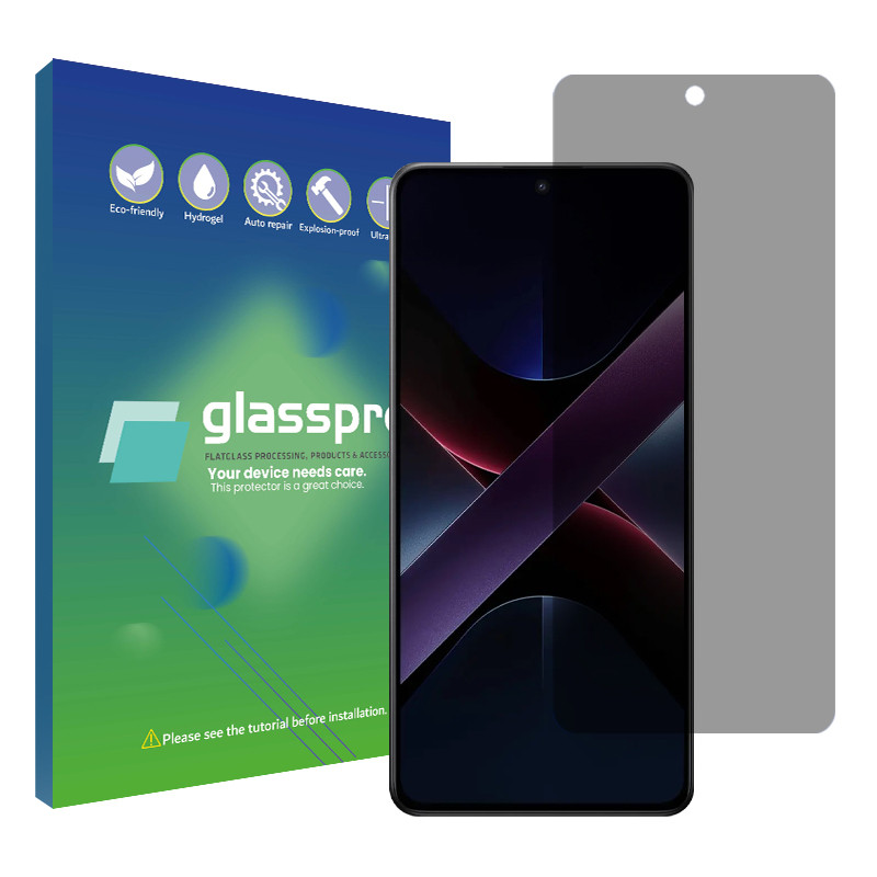 محافظ صفحه نمایش حریم شخصی گلس پرو مدل Resistant مناسب برای گوشی موبایل شیائومی Poco X7 Pro