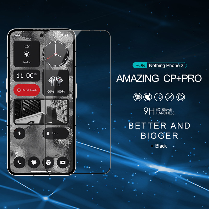 محافظ صفحه نمایش شیشه ای بادیگارد مدل GNP مناسب برای گوشی موبایل ناتینگ فون Nothing Phone 2