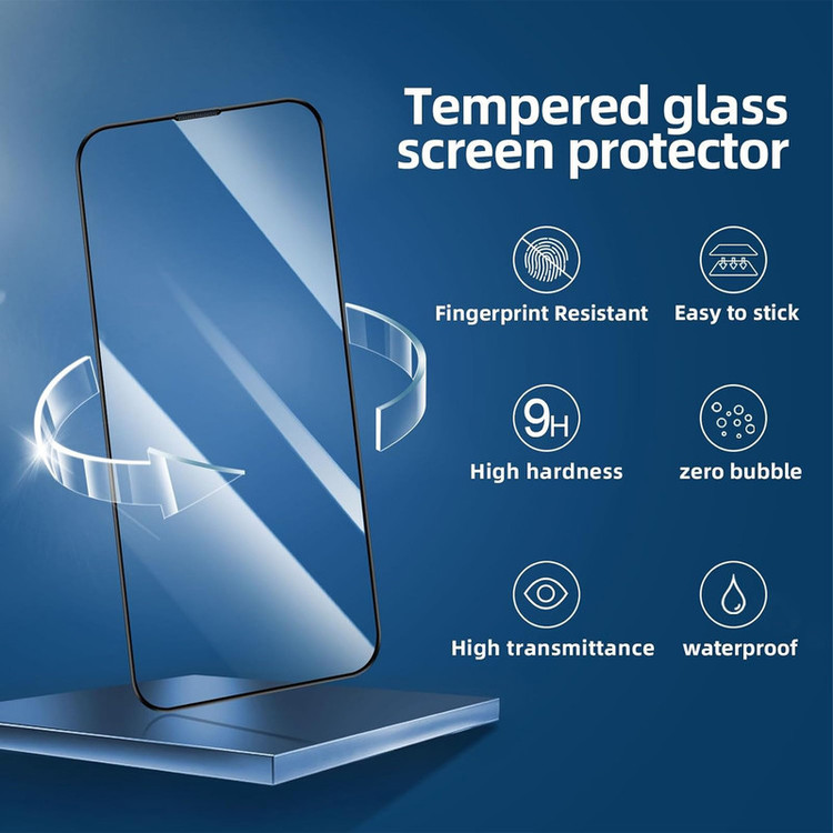 محافظ صفحه نمایش شیشه ای سامورایی مدل Glass Max مناسب برای گوشی موبایل اپل iPhone 13 Pro