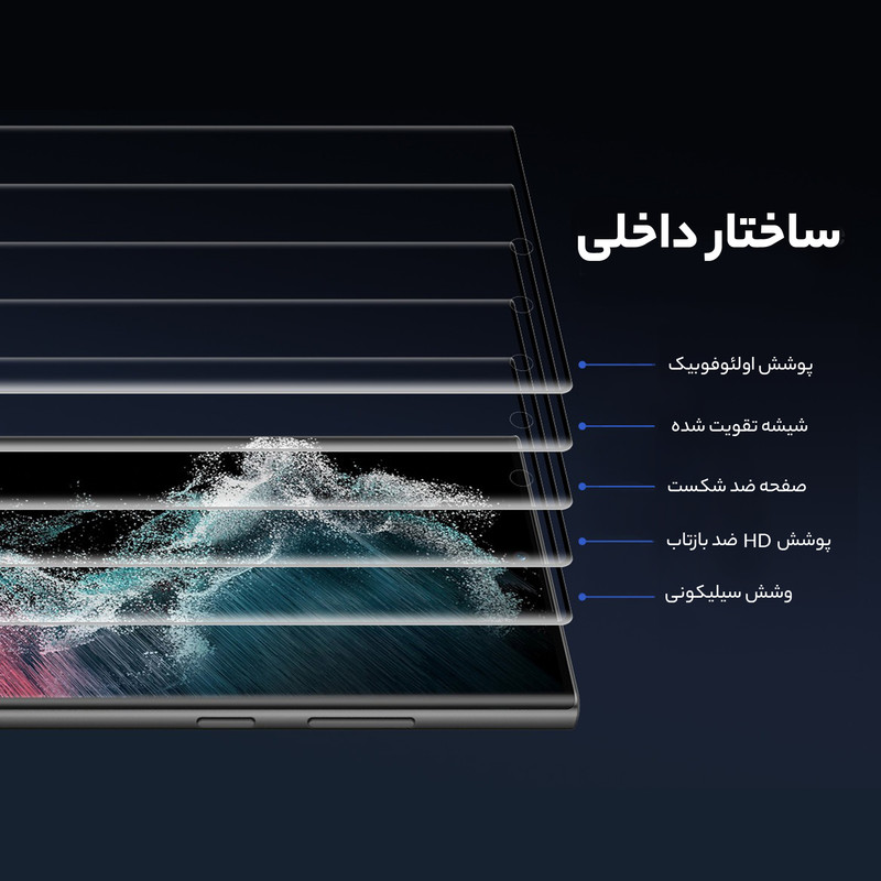 محافظ صفحه نمایش D`hard مدل CP plus MAX مناسب برای گوشی موبایل سامسونگ Galaxy S23 Ultra