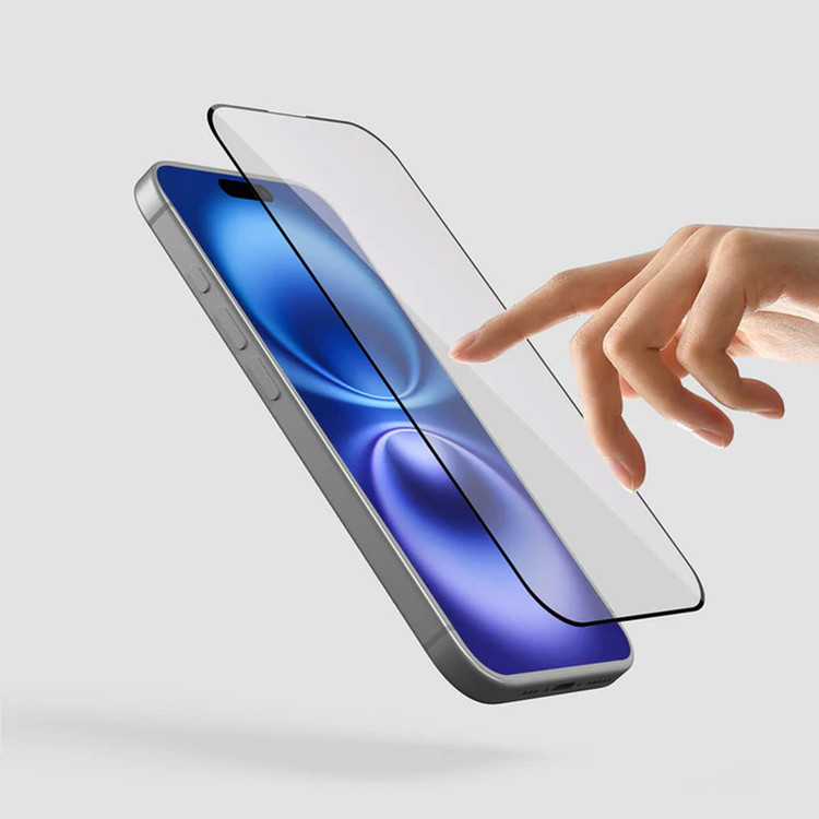 محافظ صفحه نمایش شیشه ای سامورایی مدل ovglass مناسب برای گوشی موبایل اپل iPhone 16