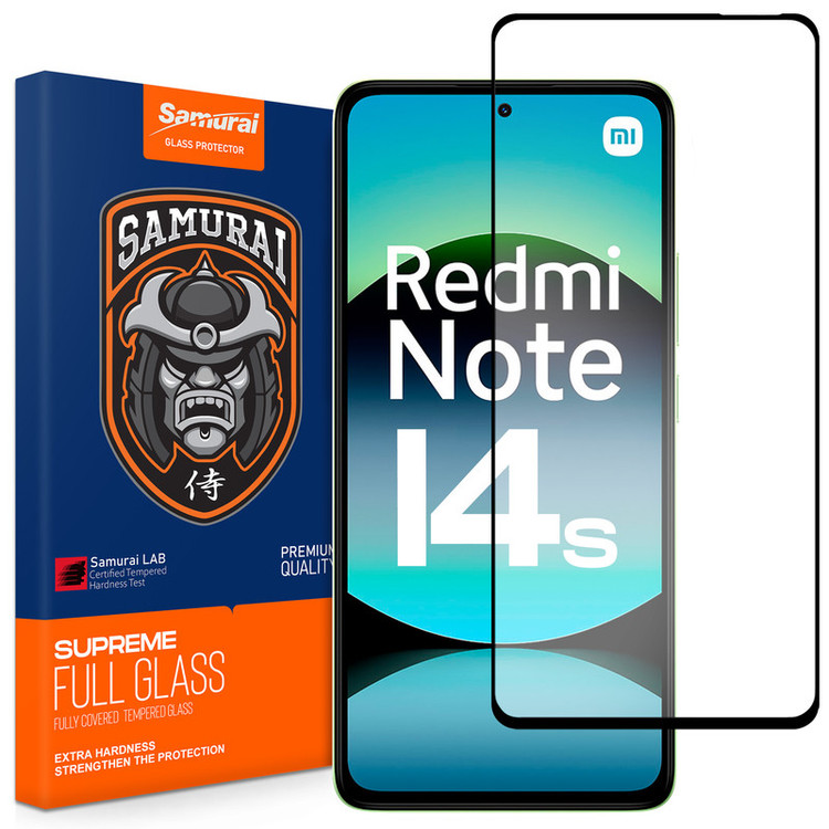 محافظ صفحه نمایش سامورایی مدل ovglass مناسب برای گوشی موبایل شیائومی Redmi Note 14s 4G