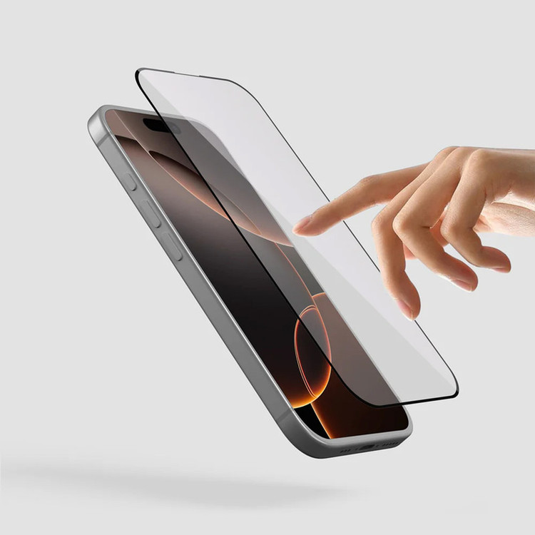 محافظ صفحه نمایش شیشه ای سامورایی مدل ovglass مناسب برای گوشی موبایل اپل iPhone 16 Pro