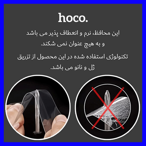 محافظ صفحه نمایش مات آنتی بلو هوکو مدل Resistant مناسب برای گوشی موبایل شیائومی Poco X7