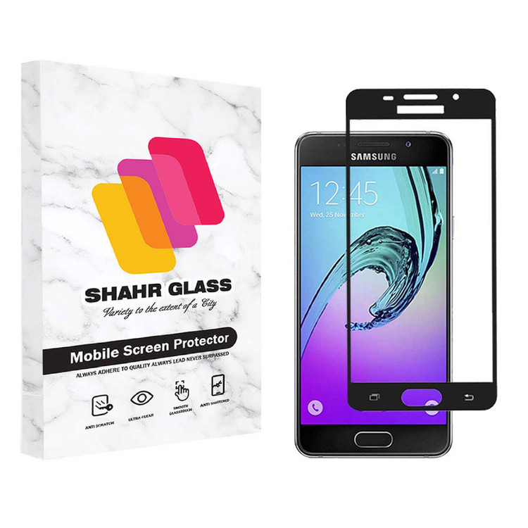 محافظ صفحه نمایش شهر گلس مدل FUL مناسب برای گوشی موبایل سامسونگ Galaxy A3 2016